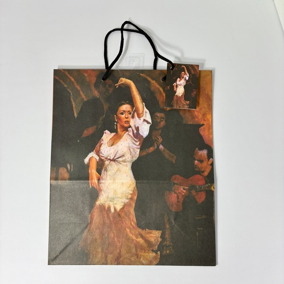 Other - Flamenco Dancer Paper Gift Bag - NOS